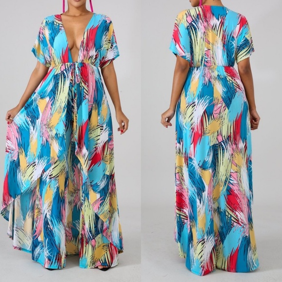 Duster and Pant Set - Picture 3 of 5